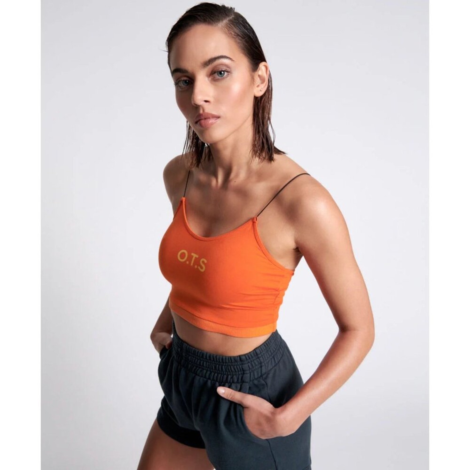 One Teaspoon Ots String Crop Top Orange Medium New With Tags — image 6 of 8
